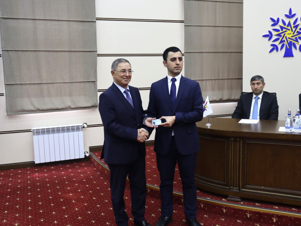 YAP Yasamal rayon təşkilatı Heydər Əliyevin 103 illiyi ilə bağlı tədbir keçirdi - FOTOLAR