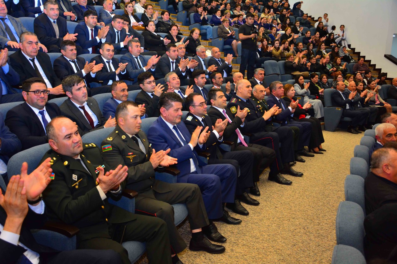 Ağstafada Heydər Əliyevin 103-cü ildönümünə həsr olunmuş tədbiri keçirilib - FOTOLAR