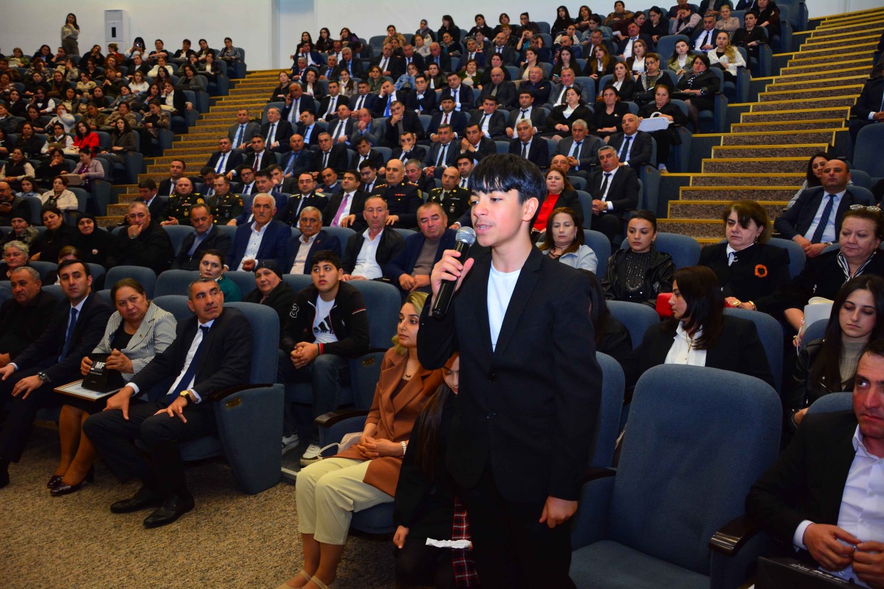 Ağstafada Heydər Əliyevin 103-cü ildönümünə həsr olunmuş tədbiri keçirilib - FOTOLAR