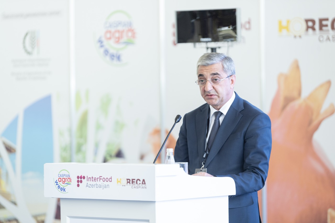 Nazir Aqronomların II Beynəlxalq Forumunda çıxış edib - FOTOLAR