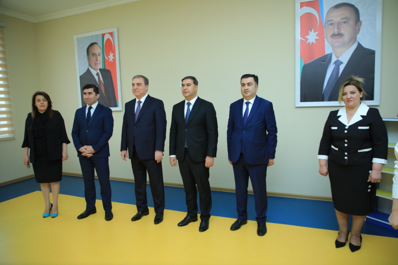 Niyazi Bayramov körpələr evinin açılış mərasimində  - FOTOLAR