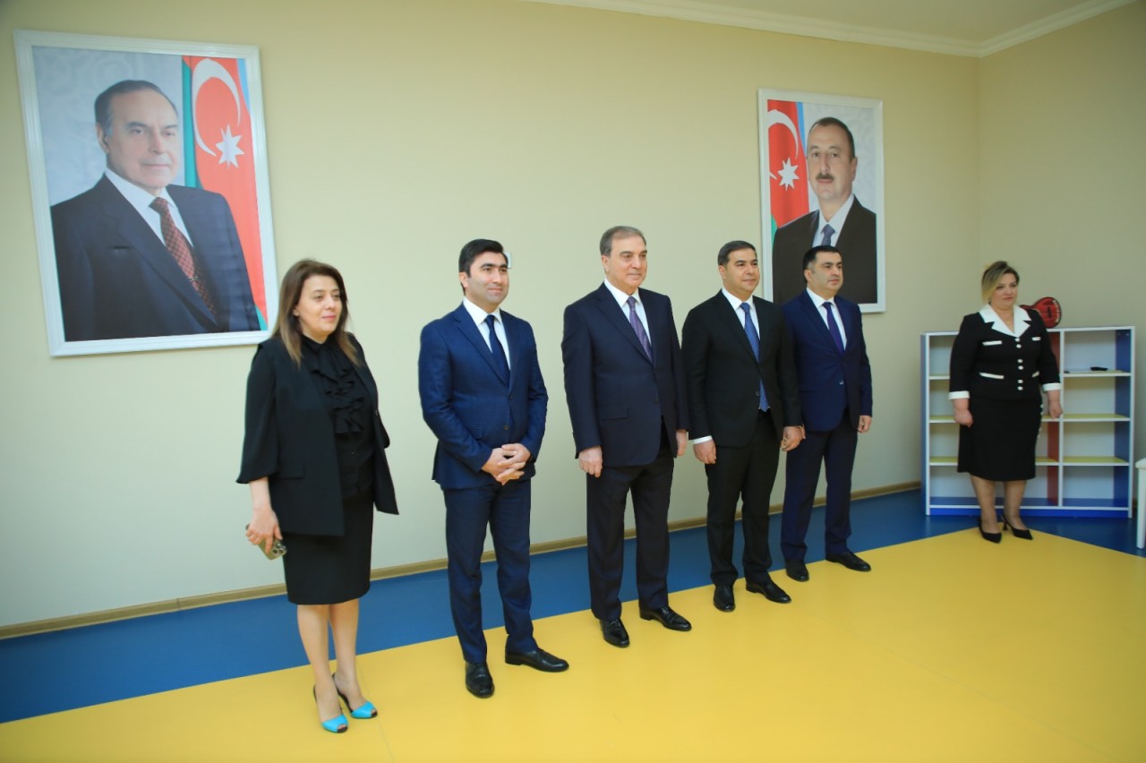 Niyazi Bayramov körpələr evinin açılış mərasimində  - FOTOLAR