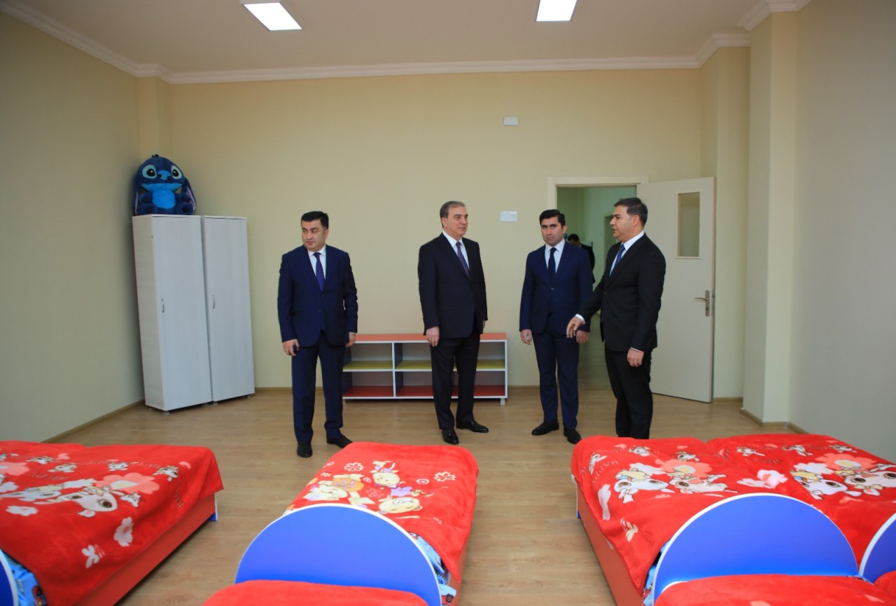 Niyazi Bayramov körpələr evinin açılış mərasimində  - FOTOLAR