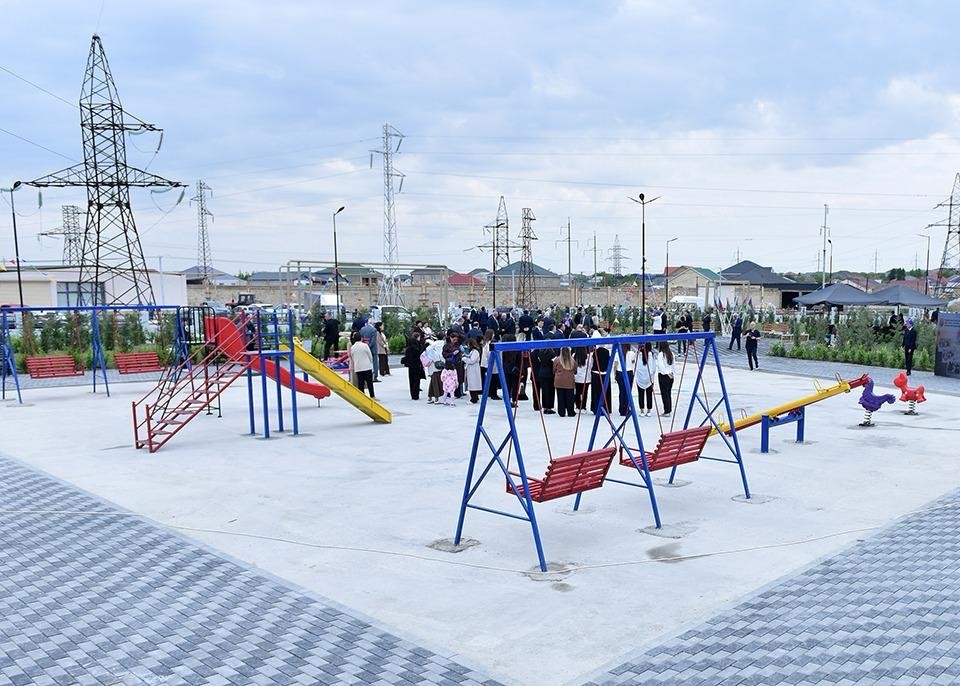 Sumqayıtda daha bir möhtəşəm layihə - Yeni parkın açılışı oldu (FOTOLAR)