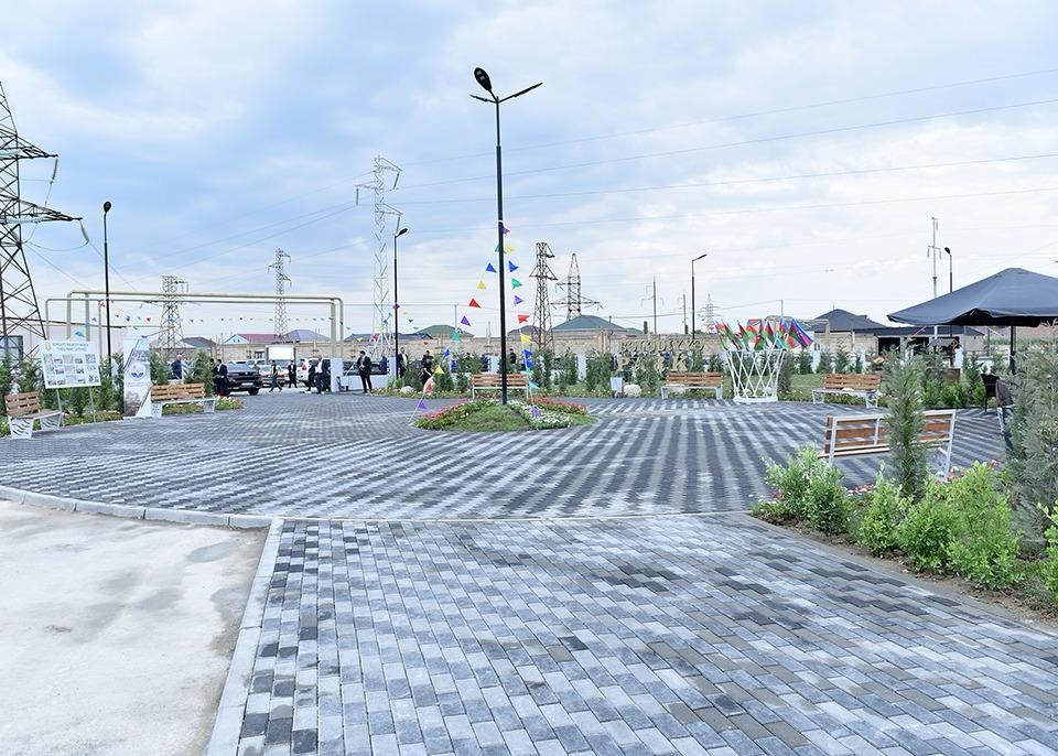 Sumqayıtda daha bir möhtəşəm layihə - Yeni parkın açılışı oldu (FOTOLAR)