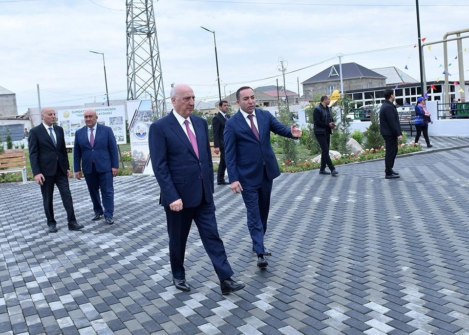 Sumqayıtda daha bir möhtəşəm layihə - Yeni parkın açılışı oldu (FOTOLAR)