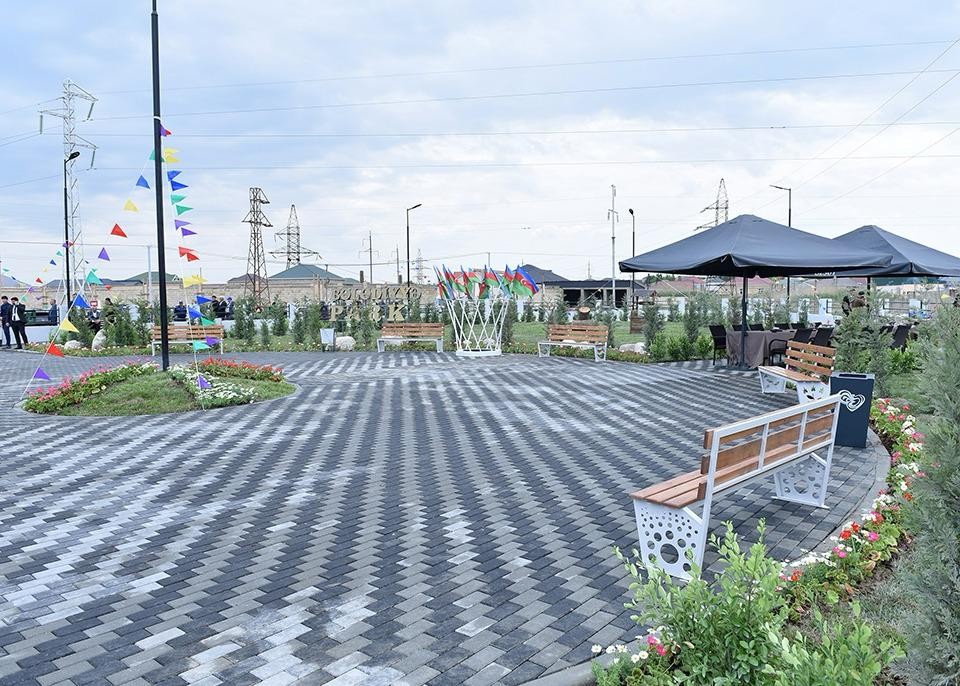 Sumqayıtda daha bir möhtəşəm layihə - Yeni parkın açılışı oldu (FOTOLAR)