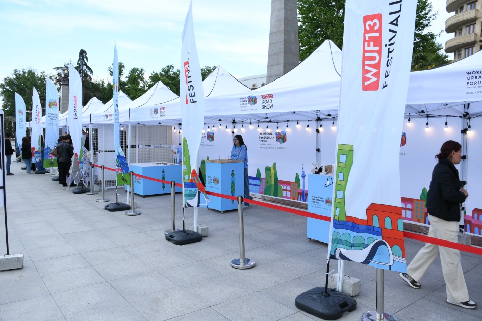 WUF13 Festivalı Gəncədə böyük maraqla qarşılanıb - FOTOLAR