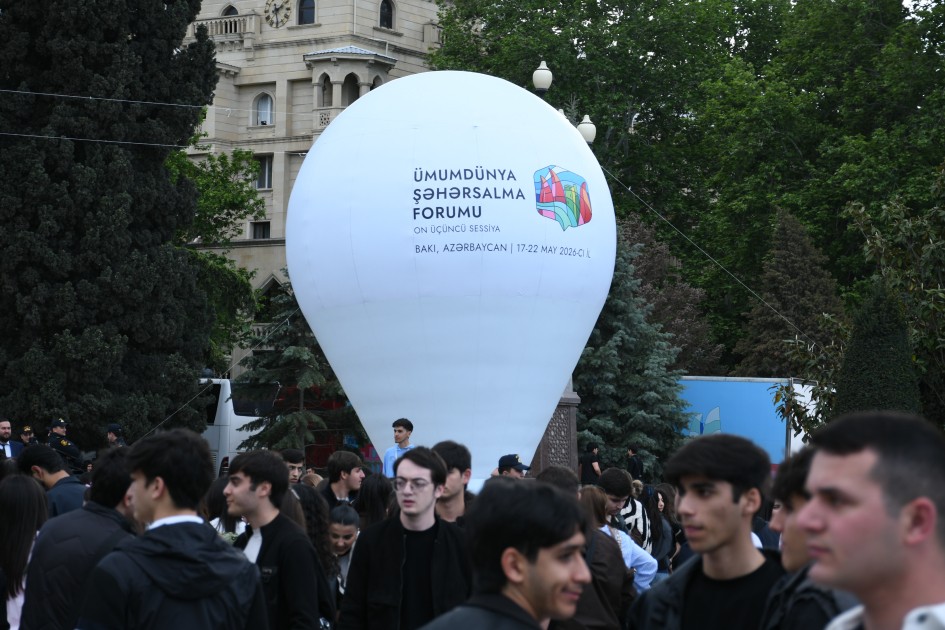 WUF13 Festivalı Gəncədə böyük maraqla qarşılanıb - FOTOLAR