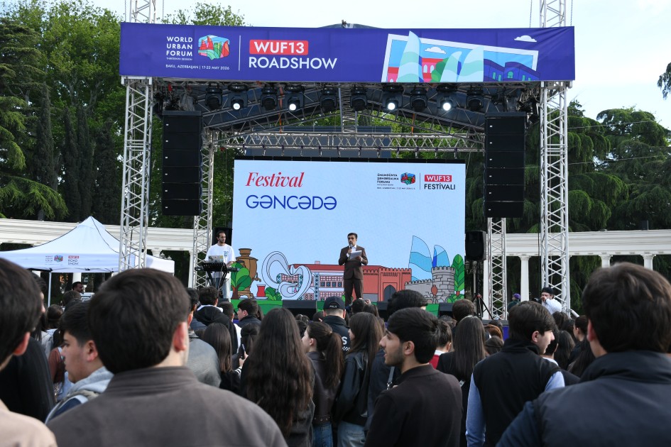 WUF13 Festivalı Gəncədə böyük maraqla qarşılanıb - FOTOLAR