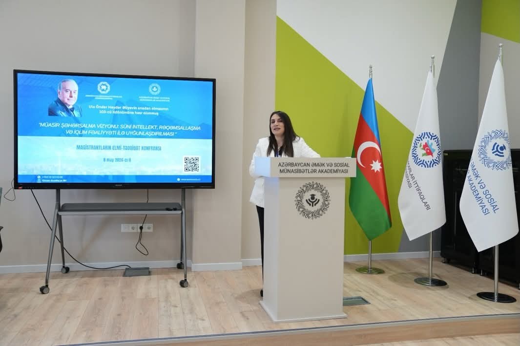 Əmək və Sosial Münasibətlər Akademiyasında elmi konfrans keçirildi - FOTOLAR
