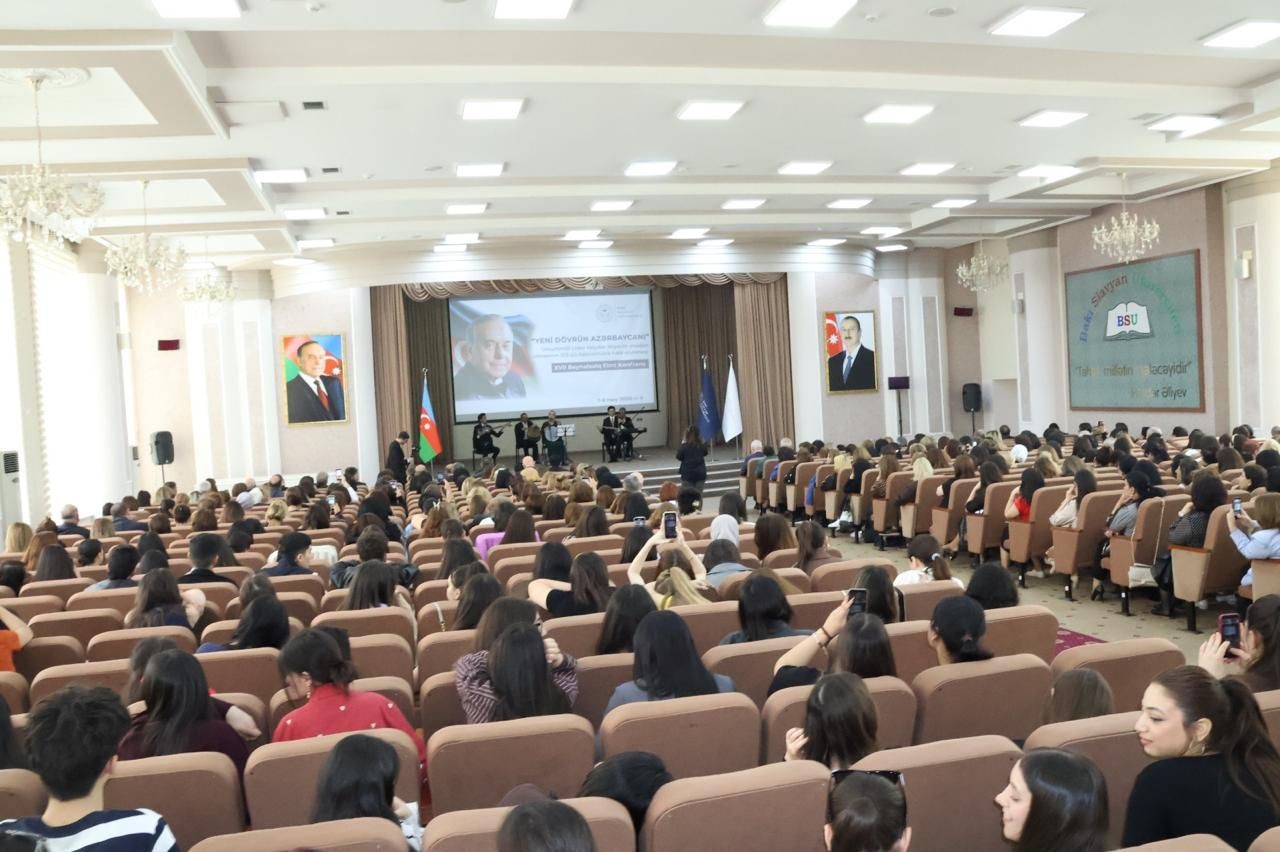 BSU-da "Yeni dövrün Azərbaycanı" beynəlxalq elmi konfransı keçirilib - FOTOLAR