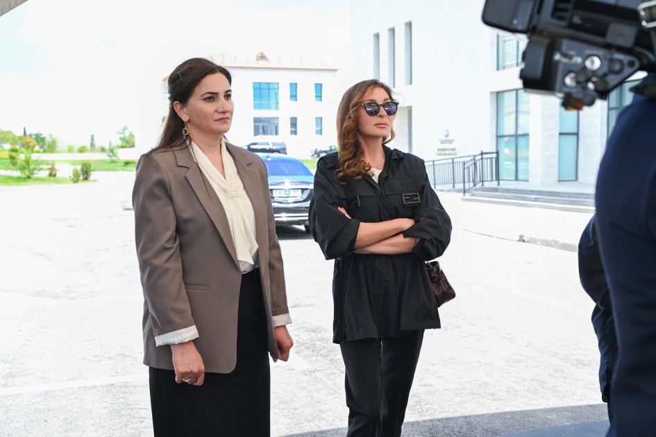 Birinci xanımın evlərinə qovuşan vətəndaşlarla səmimi anları - FOTOLAR