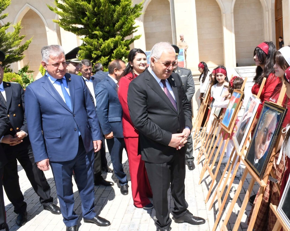 Ağdamda Ulu öndərə həsr olunmuş tədbir keçirilib - FOTOLAR