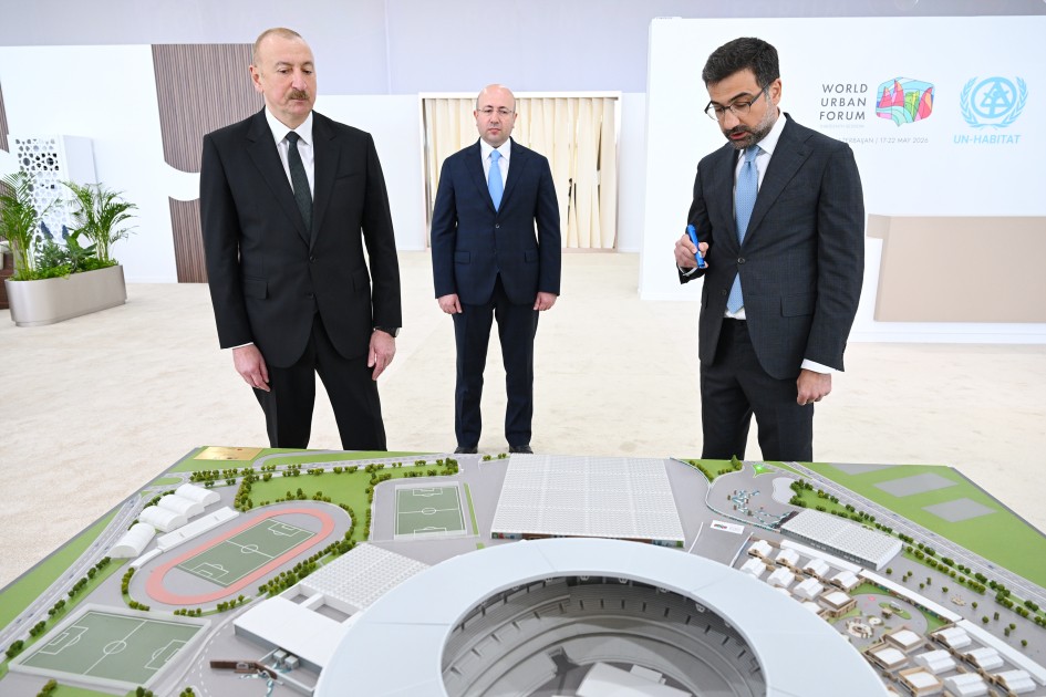 Prezident WUF13 ilə bağlı görülən işlərlə tanış oldu - FOTOLAR