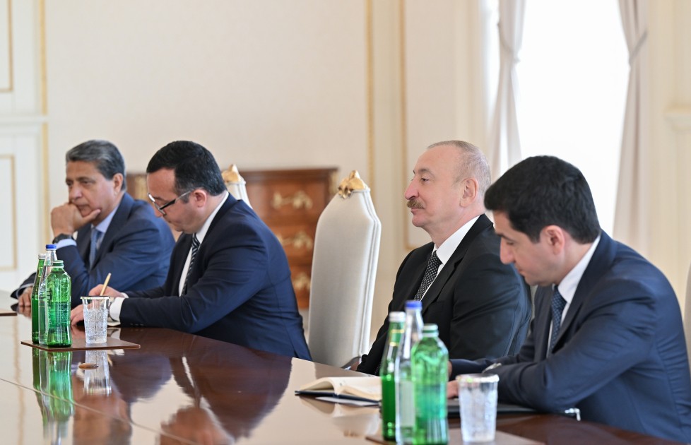 Prezident Rixard Raşini qəbul etdi - FOTOLAR