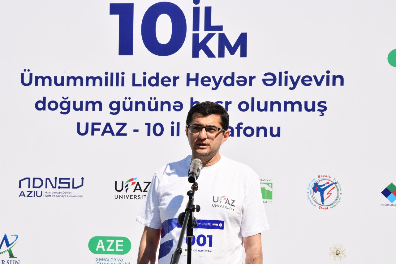 Heydər Əliyevə və UFAZ-ın 10 illiyinə həsr olunmuş marafon yarışı keçirilib - FOTOLAR