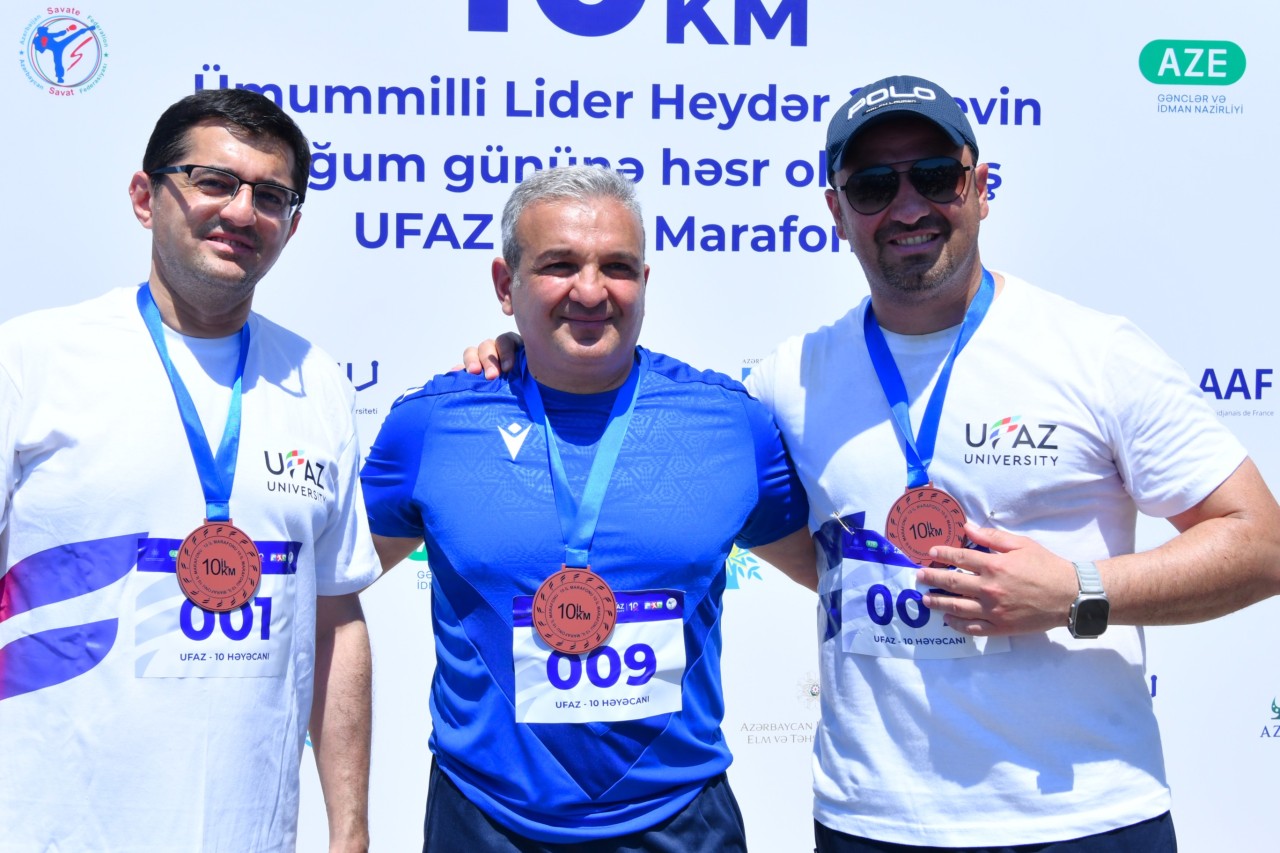 Heydər Əliyevə və UFAZ-ın 10 illiyinə həsr olunmuş marafon yarışı keçirilib - FOTOLAR