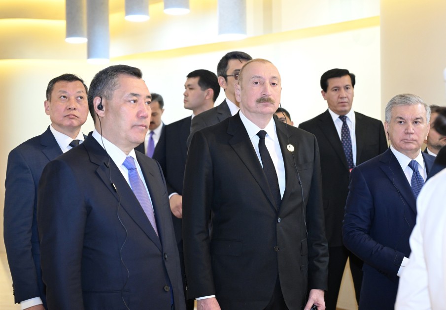 Liderlər Türküstanda bir sıra mədəni məkanlarla tanış oldular - FOTOLAR