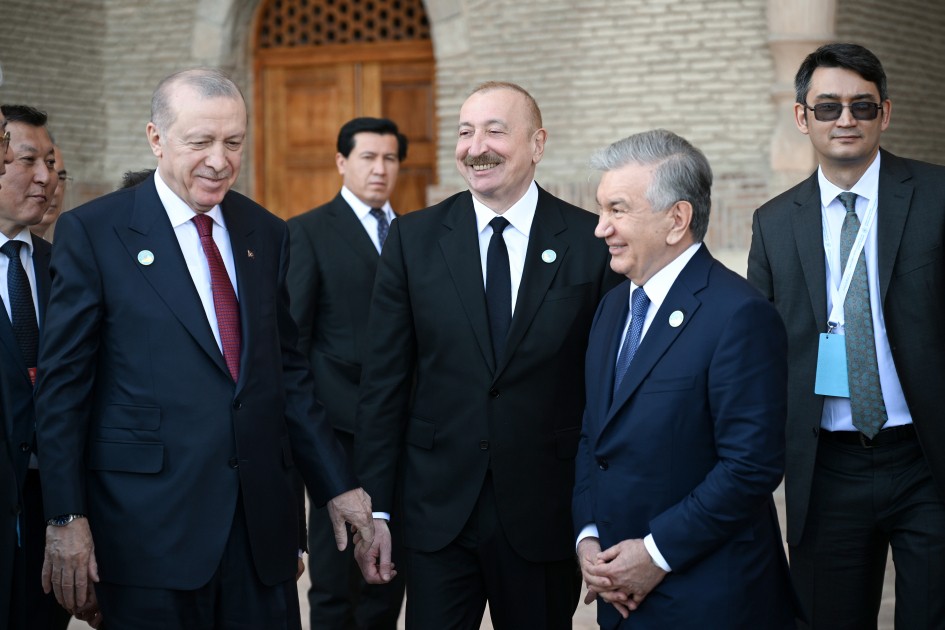 Prezidentlərin görüşündən maraqlı FOTOLAR
