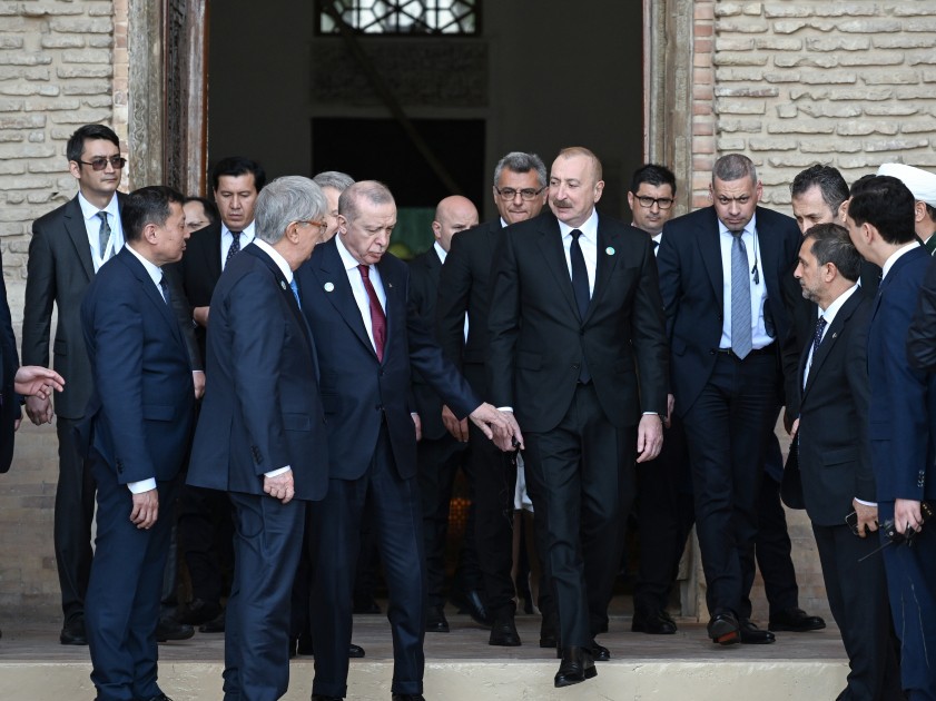 Prezidentlərin görüşündən maraqlı FOTOLAR