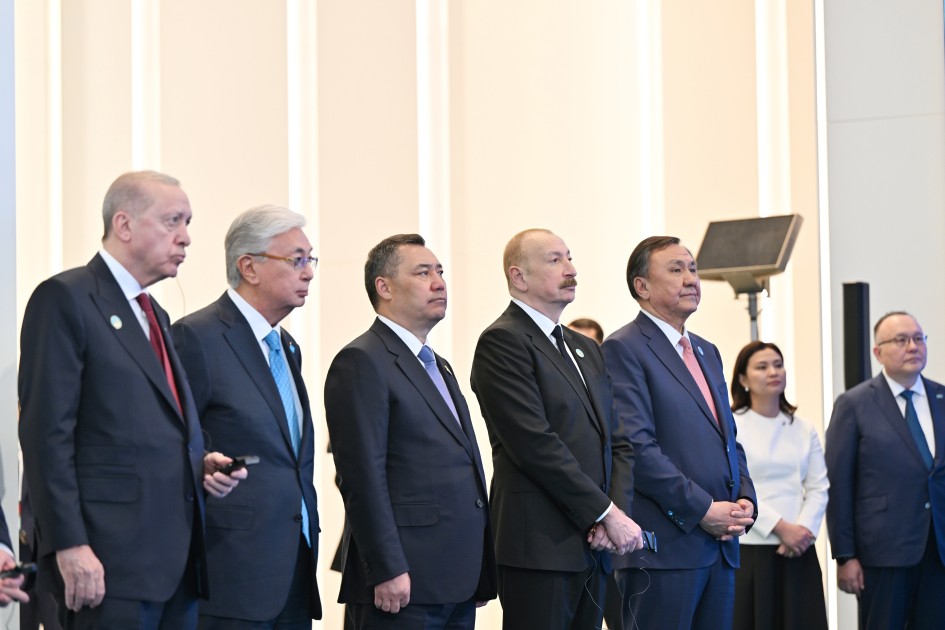 İlham Əliyev Türk Sivilizasiyası Mərkəzinin təməlqoyma mərasimində - FOTOLAR