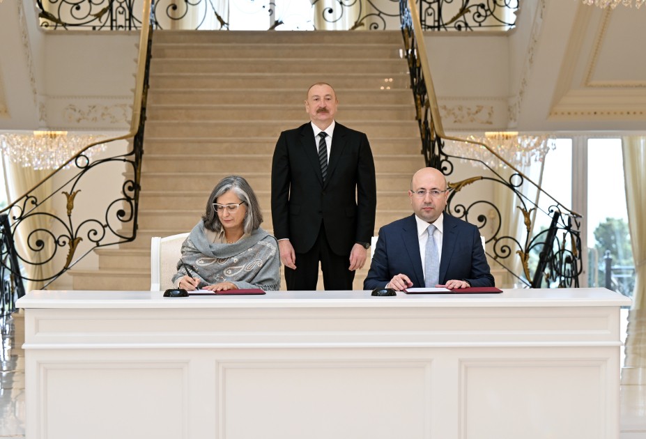 Prezident Anaklaudia Rossbaxı qəbul etdi - FOTOLAR