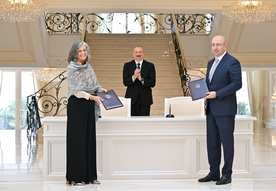 Prezident Anaklaudia Rossbaxı qəbul etdi - FOTOLAR