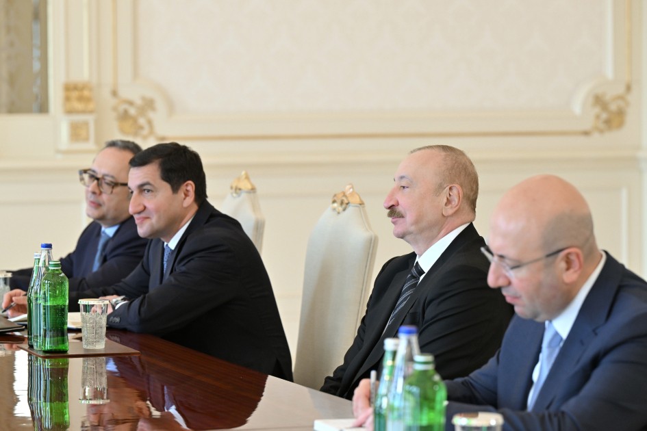 Prezident Anaklaudia Rossbaxı qəbul etdi - FOTOLAR