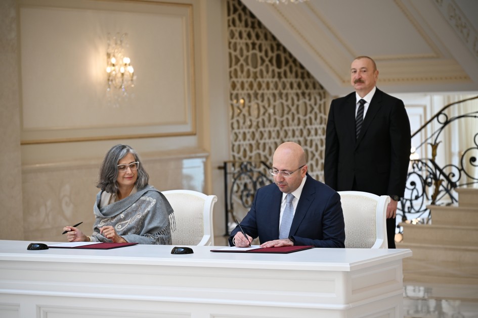 Prezident Anaklaudia Rossbaxı qəbul etdi - FOTOLAR