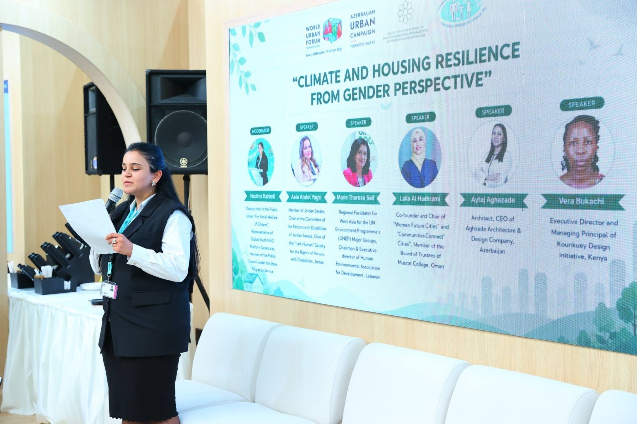 “İqlim və mənzil dayanıqlığı: gender perspektivindən baxış” adlı tədbir keçirildi - FOTOLAR