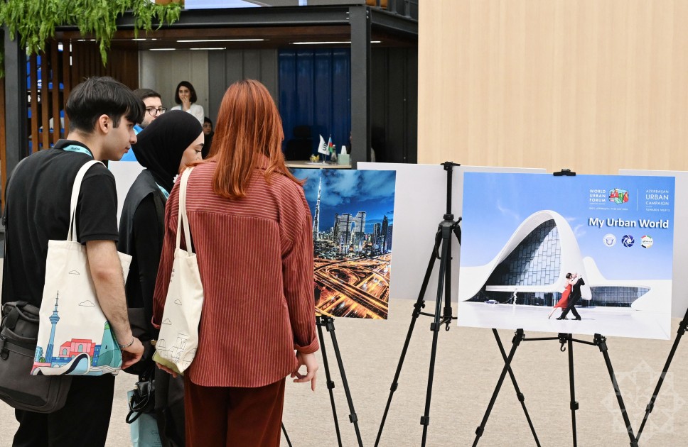Prezident və xanımı “Urban Expo” sərgisinin açılışında - FOTOLAR