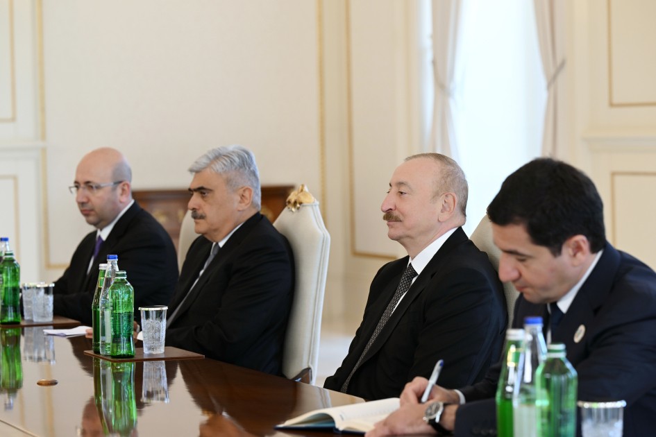 Prezident İqor Sergeyenkonu qəbul etdi - FOTOLAR