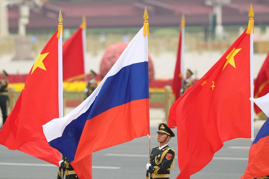Putin Çində belə qarşılandı - FOTOLAR