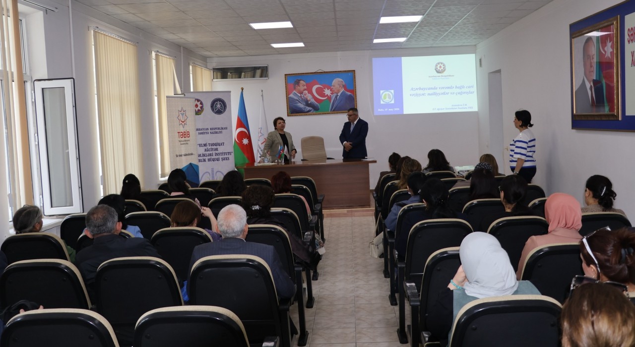 Sumqayıt Tibb Mərkəzində tədbir keçirildi - FOTOLAR