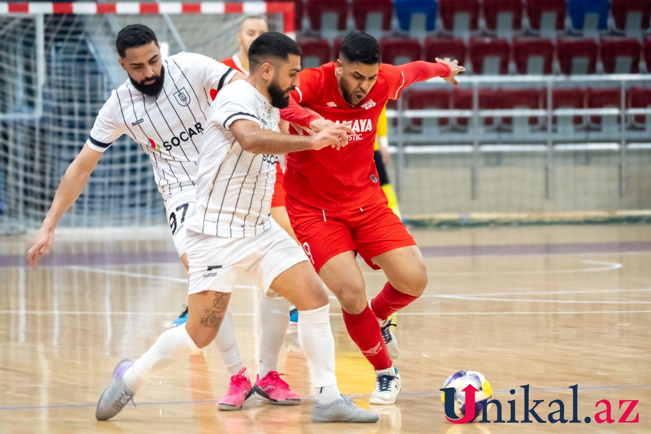 Futzal üzrə ölkə kubokunun final görüşündən - FOTOLAR