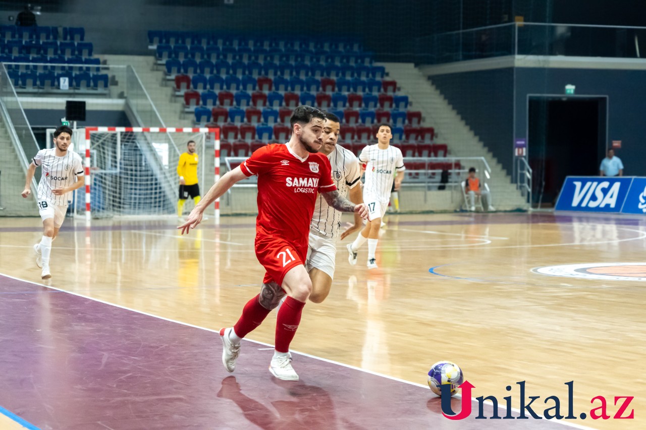 Futzal üzrə ölkə kubokunun final görüşündən - FOTOLAR