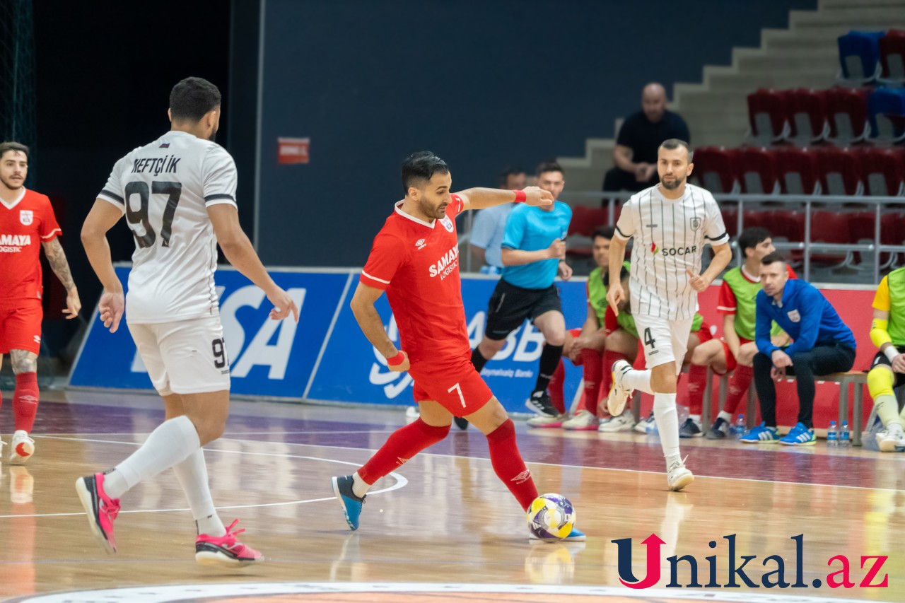 Futzal üzrə ölkə kubokunun final görüşündən - FOTOLAR
