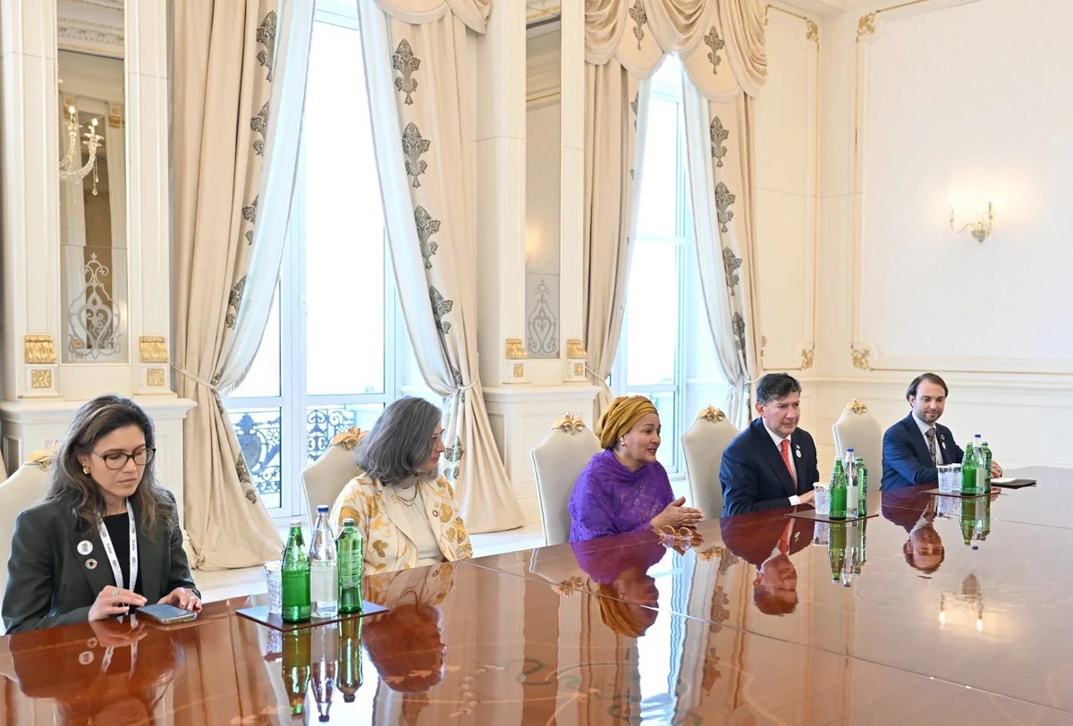 İlham Əliyev BMT Baş katibinin müavinini qəbul etdi - FOTO