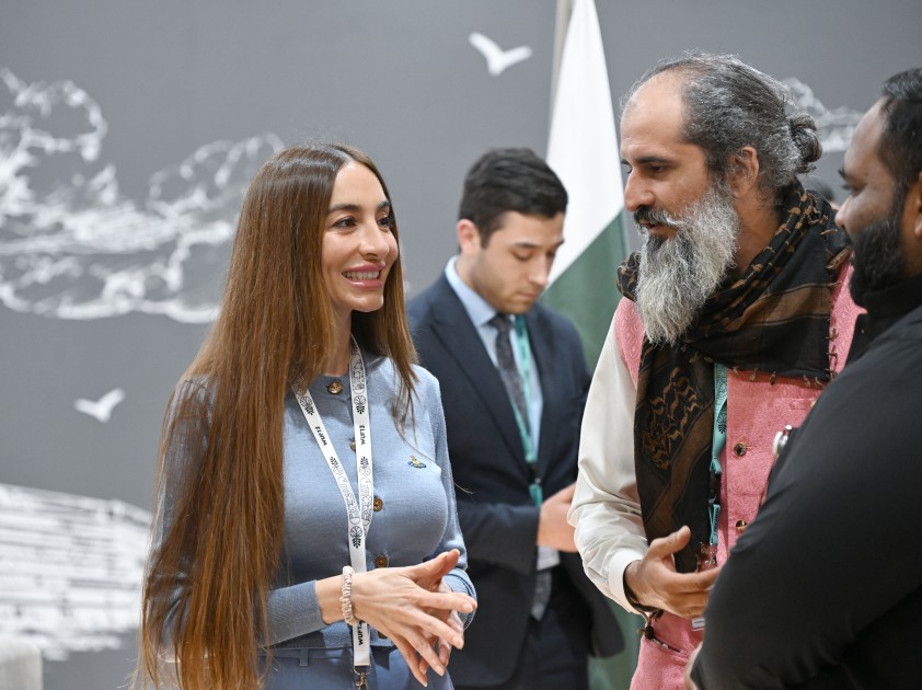 Leyla və Arzu Əliyevalar "Urban Expo" sərgisi ilə tanış olublar - FOTOLAR