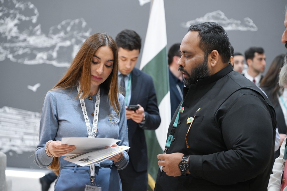Leyla və Arzu Əliyevalar "Urban Expo" sərgisi ilə tanış olublar - FOTOLAR