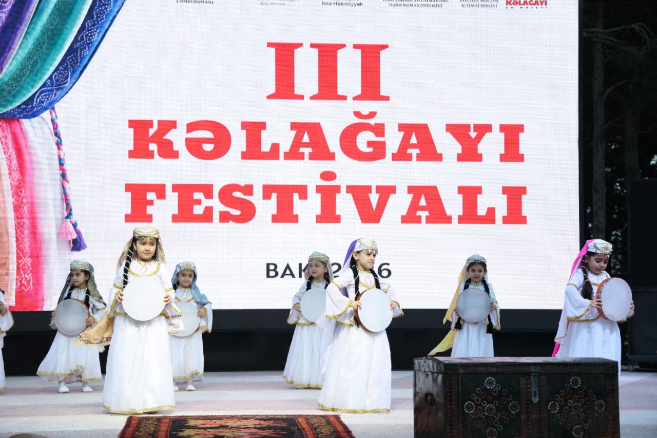 Xətai rayonunda III Kəlağayı Festivalı təşkil olunub - VİDEO