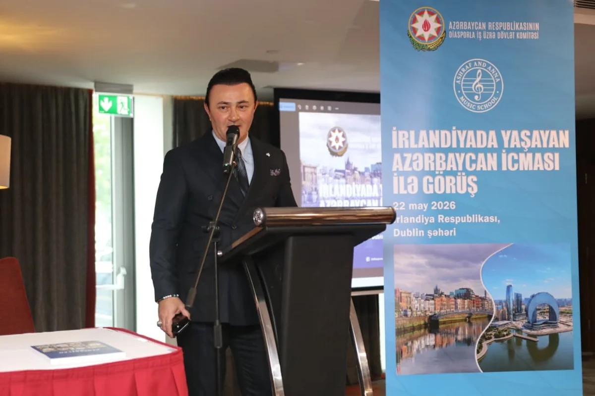 Fuad Muradov Dublində Azərbaycan icması ilə görüşüb - FOTOLAR