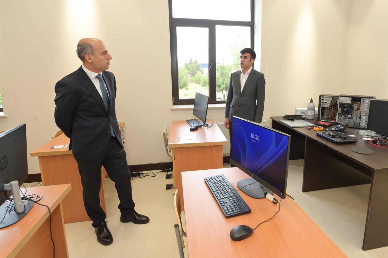 Nazir İsmayıllı Dövlət Peşə Təhsil Mərkəzinin Qobustan korpusunda - FOTOLAR