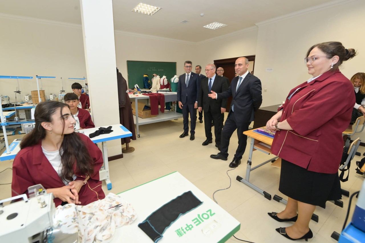 Nazir İsmayıllı Dövlət Peşə Təhsil Mərkəzinin Qobustan korpusunda - FOTOLAR