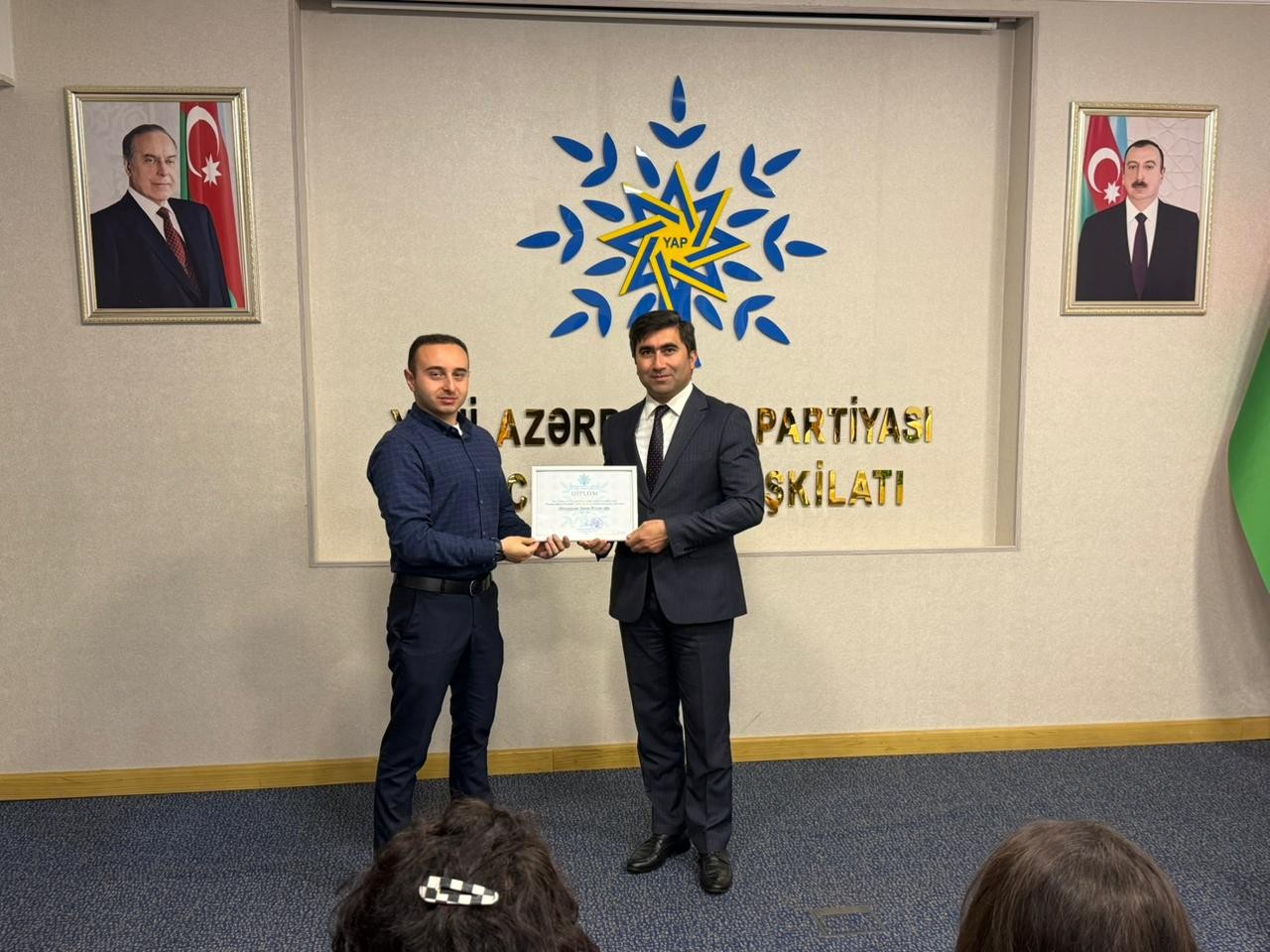 YAP Gəncə şəhər təşkilatında “Heydər Əliyev məktəbi” layihəsi uğurla başa çatdı - FOTOLAR
