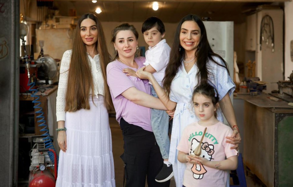 Leyla və Arzu Əliyevalar lənkəranlı sənətkarın yaradıcılığı ilə tanış oldular - FOTOLAR