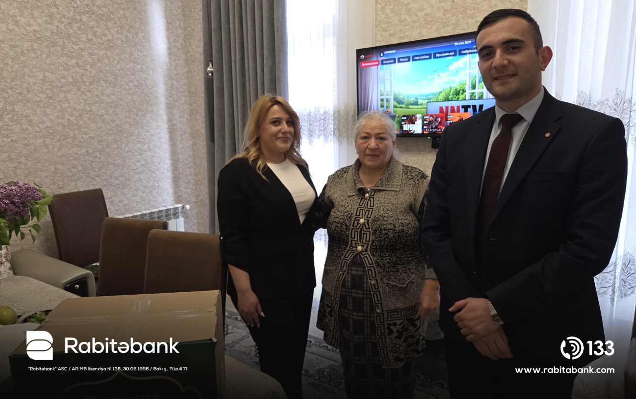 "Rabitəbank" Qarabağda şəhid və qazi ailələrini ziyarət etdi - FOTOLAR