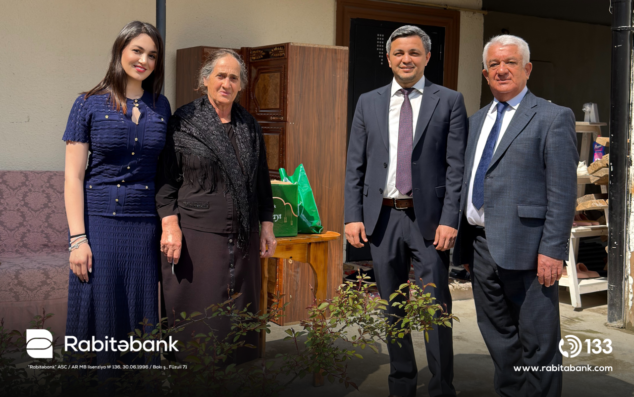"Rabitəbank" Qarabağda şəhid və qazi ailələrini ziyarət etdi - FOTOLAR