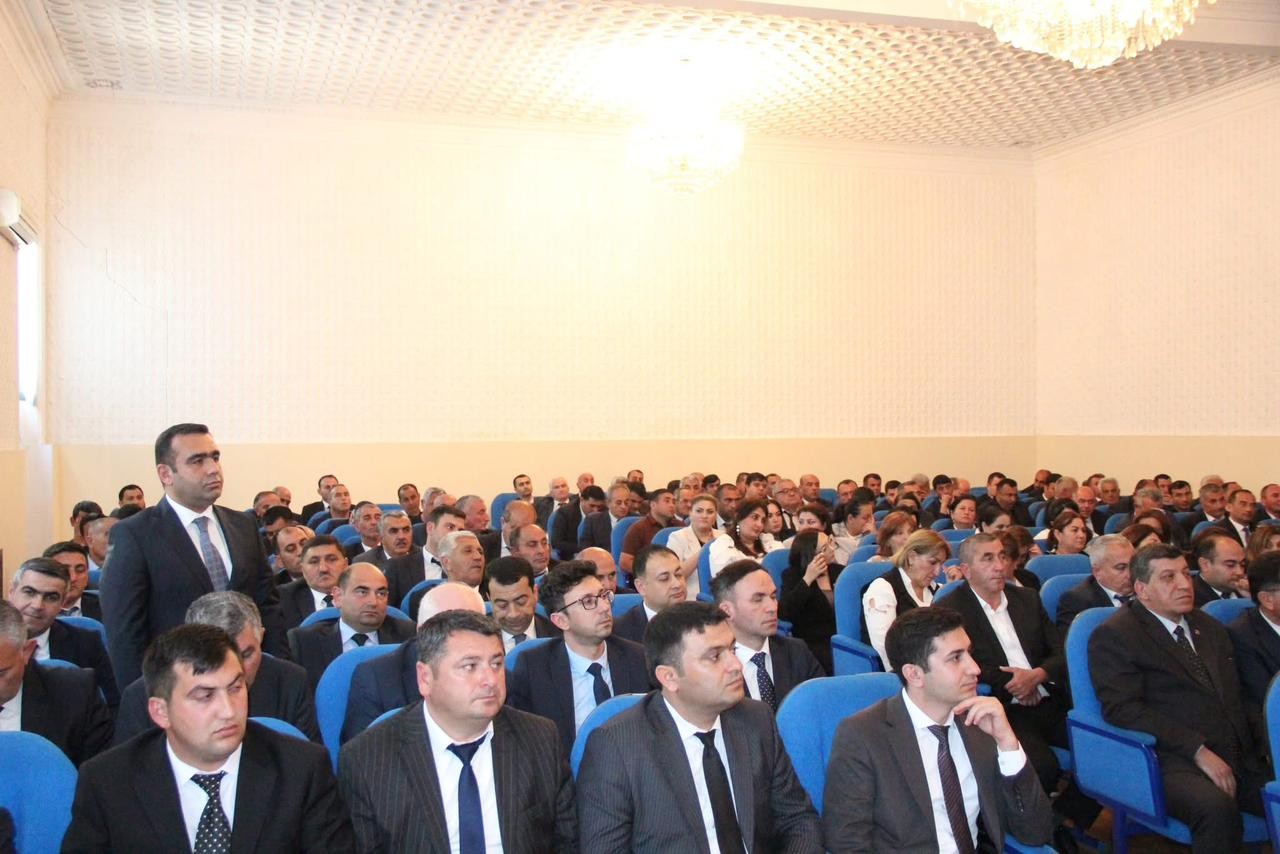 Goranboy rayon İcra Hakimiyyəti başçısı yanında Şuranın növbəti iclası keçirildi - FOTOLAR